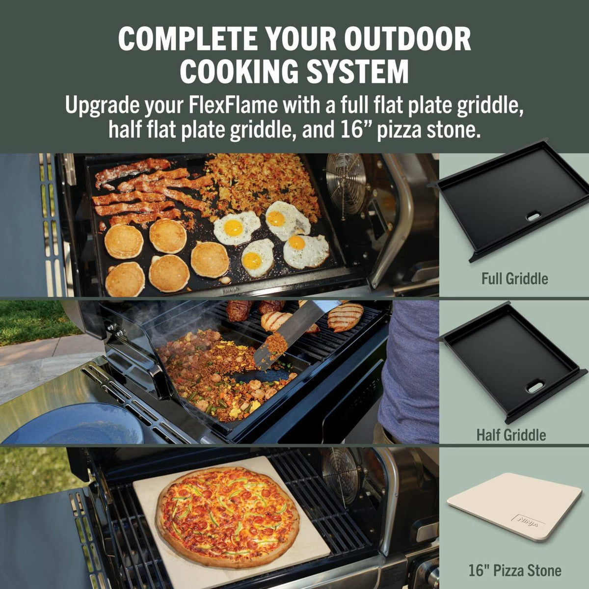 Ninja FlexFlame ProConnect Gas BBQ Ultimate 5-in-1 Bundle