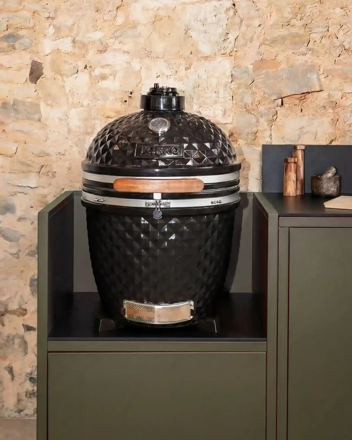 Cuisine d'extérieur PILOTIS - 4 modules avec angle pour Kokko