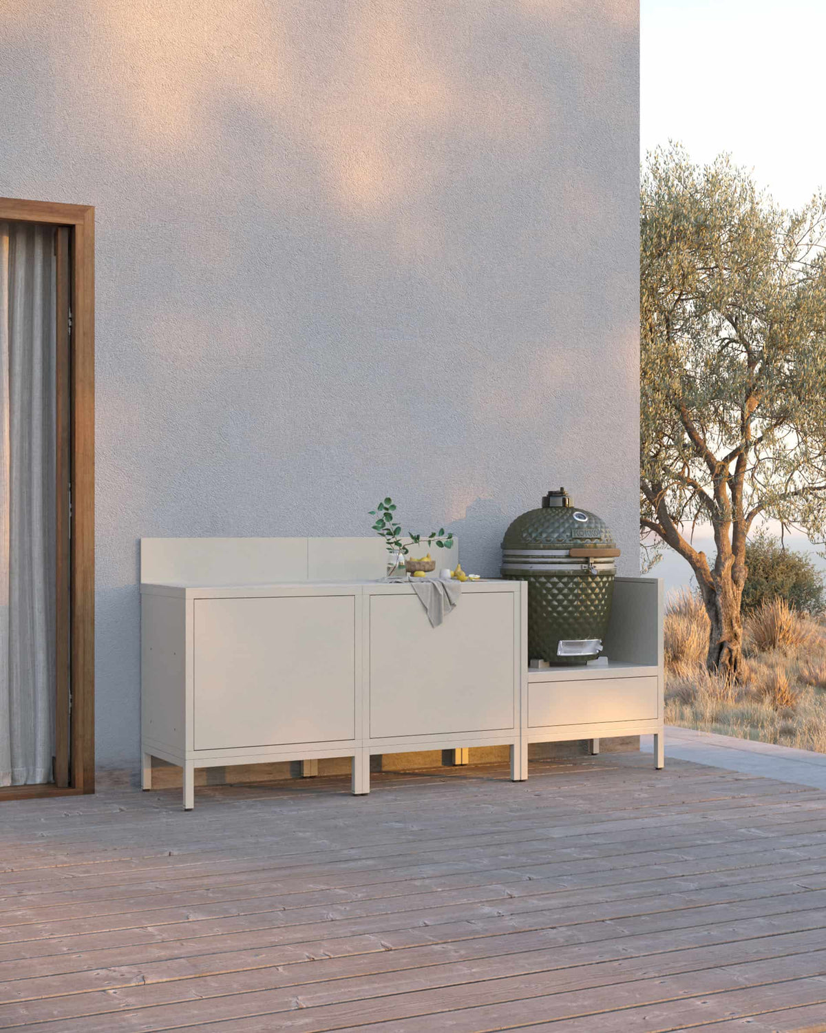 Cuisine d'extérieur PILOTIS - 3 modules pour Kokko